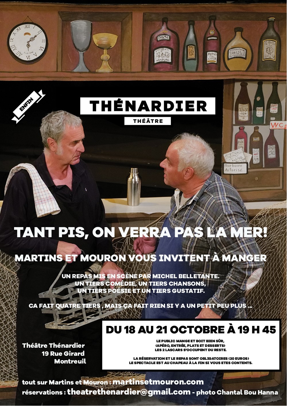 Chez Thénardier, à Montreuil : Octobre 2023